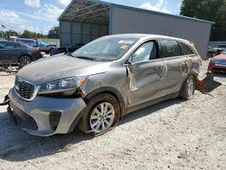 Salvage cars for sale from Copart Midway, FL: 2019 KIA Sorento L