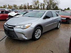 Salvage cars for sale at Bridgeton, MO auction: 2015 Toyota Camry LE