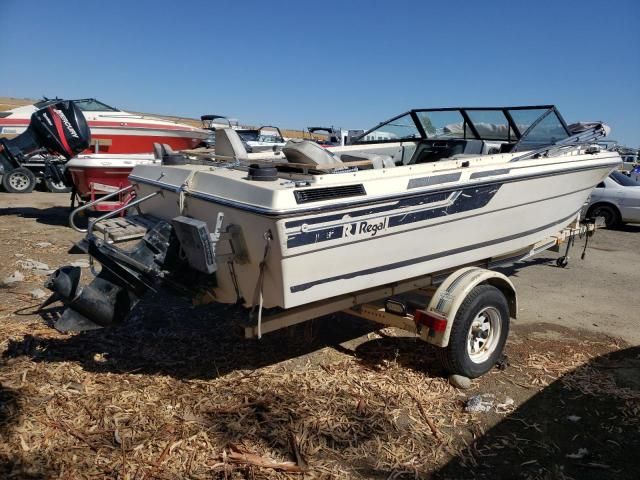 1986 Regl Boat With Trailer