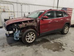 Salvage cars for sale from Copart Avon, MN: 2016 Jeep Cherokee Latitude