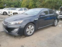 Salvage cars for sale from Copart Austell, GA: 2016 KIA Optima Hybrid