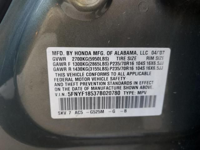 2007 Honda Pilot EXL