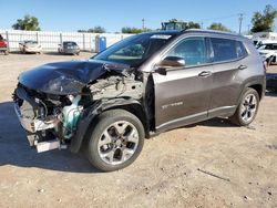 Jeep Compass salvage cars for sale: 2020 Jeep Compass Limited