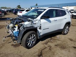 Salvage SUVs for sale at auction: 2022 Jeep Compass Latitude LUX