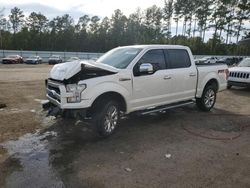 Salvage cars for sale at Harleyville, SC auction: 2016 Ford F150 Supercrew