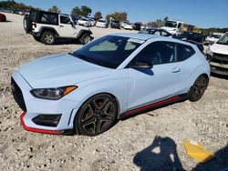 Salvage cars for sale at West Warren, MA auction: 2022 Hyundai Veloster N