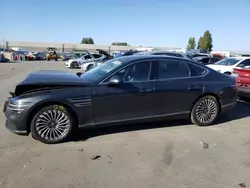 Salvage cars for sale at Hayward, CA auction: 2023 Genesis G80