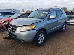 Salvage cars for sale from Copart Elgin, IL: 2008 Hyundai Santa FE GLS