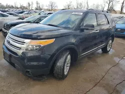 Salvage cars for sale at Bridgeton, MO auction: 2013 Ford Explorer XLT