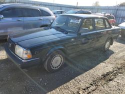 Volvo 240 Base salvage cars for sale: 1992 Volvo 240 Base