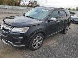 Salvage cars for sale at Cahokia Heights, IL auction: 2018 Ford Explorer Platinum