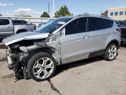Salvage cars for sale at Littleton, CO auction: 2019 Ford Escape Titanium