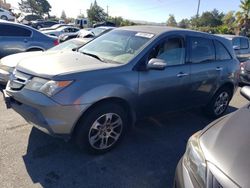 Acura salvage cars for sale: 2008 Acura MDX