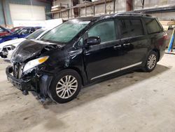 Salvage cars for sale from Copart Eldridge, IA: 2016 Toyota Sienna XLE