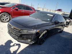 Salvage cars for sale from Copart Haslet, TX: 2021 Honda Accord Sport