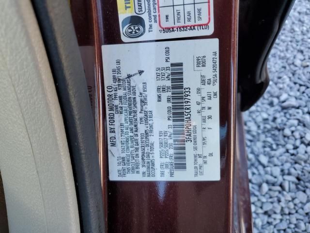 2012 Ford Fusion SE