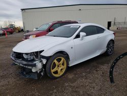 Salvage cars for sale from Copart Rocky View County, AB: 2015 Lexus RC 350