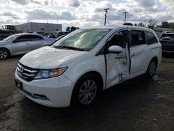 Salvage cars for sale from Copart Chicago Heights, IL: 2016 Honda Odyssey EXL