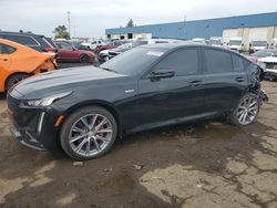 Salvage cars for sale at Woodhaven, MI auction: 2021 Cadillac CT5-V