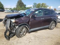 Vehiculos salvage en venta de Copart Finksburg, MD: 2016 Toyota Rav4 Limited