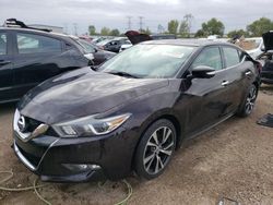 Salvage cars for sale at Elgin, IL auction: 2016 Nissan Maxima 3.5S