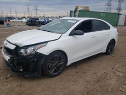 Salvage cars for sale from Copart Elgin, IL: 2021 KIA Forte GT Line