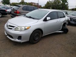 Salvage cars for sale at New Britain, CT auction: 2012 Toyota Corolla Base
