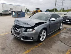 Salvage cars for sale at Chicago Heights, IL auction: 2012 Audi S5 Premium Plus