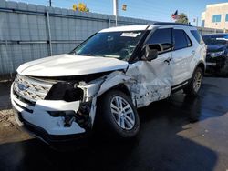 Ford salvage cars for sale: 2018 Ford Explorer XLT