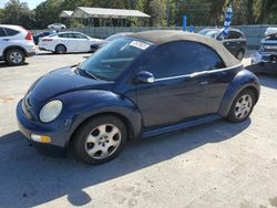 Salvage cars for sale at Savannah, GA auction: 2003 Volkswagen New Beetle GLS