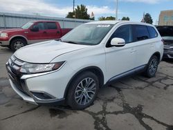 Carros dañados por granizo a la venta en subasta: 2018 Mitsubishi Outlander SE