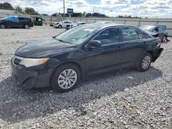 Salvage cars for sale at Hueytown, AL auction: 2012 Toyota Camry Base