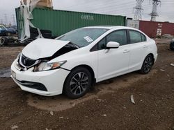 Honda salvage cars for sale: 2015 Honda Civic EX