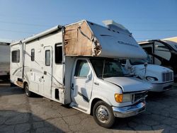 Salvage cars for sale from Copart Woodhaven, MI: 2003 Chateau 2003 Ford Econoline E450 Super Duty Cutaway Van