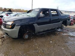 Chevrolet salvage cars for sale: 2002 Chevrolet Avalanche K1500