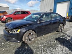 Salvage cars for sale from Copart Elmsdale, NS: 2016 Volkswagen Jetta SEL