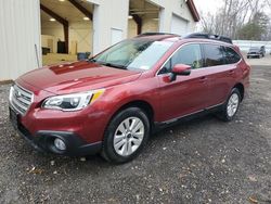 Salvage cars for sale from Copart Center Rutland, VT: 2017 Subaru Outback 2.5I Premium