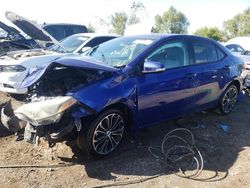 Salvage cars for sale from Copart Elgin, IL: 2014 Toyota Corolla L