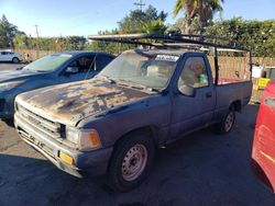 Salvage cars for sale from Copart San Martin, CA: 1989 Toyota Pickup 1/2 TON Short Wheelbase DLX