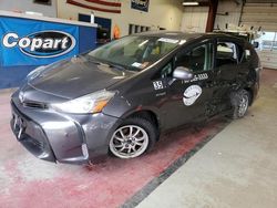Vehiculos salvage en venta de Copart Angola, NY: 2015 Toyota Prius V