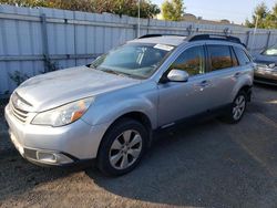 Salvage cars for sale from Copart Ontario Auction, ON: 2012 Subaru Outback 2.5I Premium