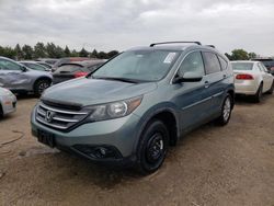 Salvage cars for sale at Elgin, IL auction: 2012 Honda CR-V EXL