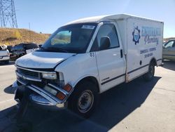 Salvage trucks for sale at Littleton, CO auction: 2001 Chevrolet Express Cutaway G3500