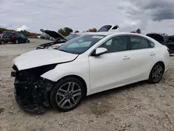 Salvage cars for sale at West Warren, MA auction: 2019 KIA Forte EX