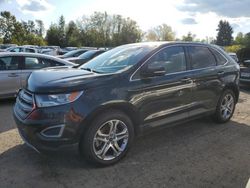 Salvage cars for sale at Portland, OR auction: 2015 Ford Edge Titanium