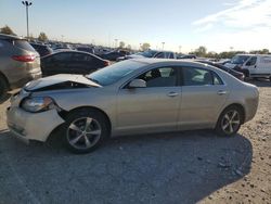 Salvage cars for sale at Indianapolis, IN auction: 2012 Chevrolet Malibu 1LT