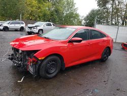 Honda salvage cars for sale: 2016 Honda Civic LX