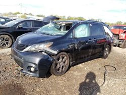 Toyota Sienna Sport Vehiculos salvage en venta: 2015 Toyota Sienna Sport