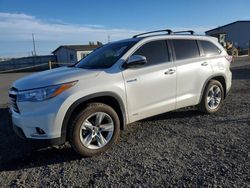 Salvage cars for sale from Copart Airway Heights, WA: 2016 Toyota Highlander Hybrid Limited