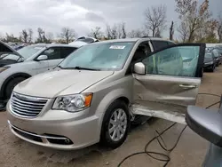 Salvage cars for sale at Bridgeton, MO auction: 2016 Chrysler Town & Country Touring